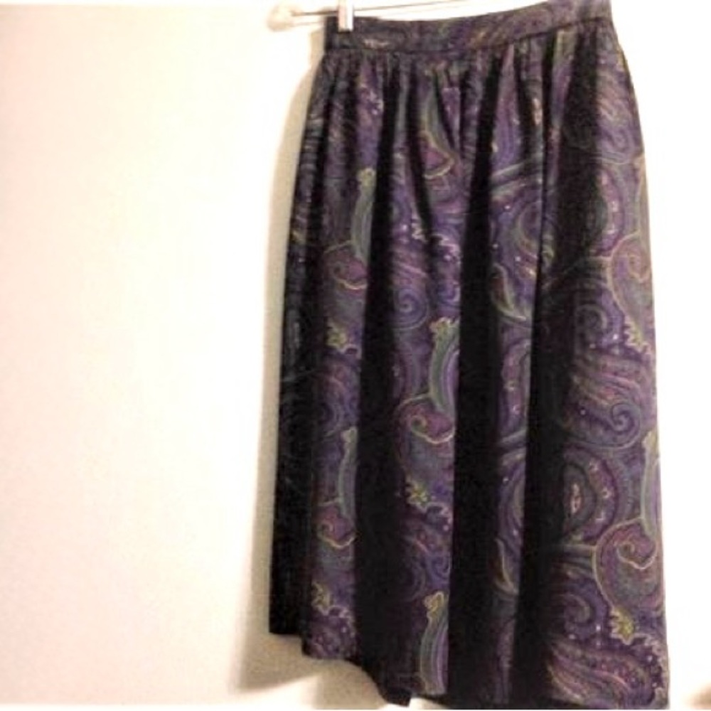 Vintage Paisley Skirt
